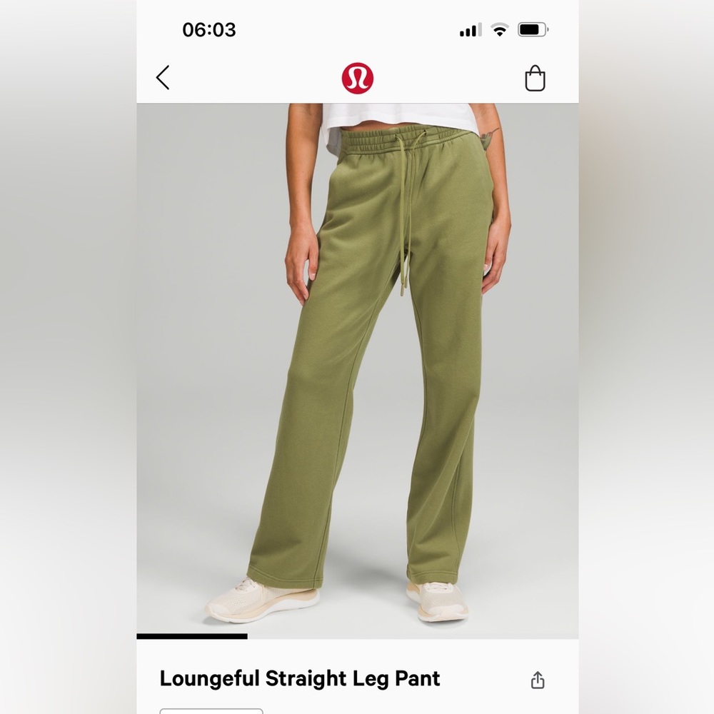 Lululemon Straight Leg Pant